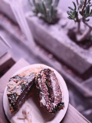 My favorite onigirazu. So huge and crispy! at 2022_place - Pop Up in Yerevan