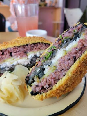 Breaded eggplant rice at 2022_place - Pop Up in Yerevan