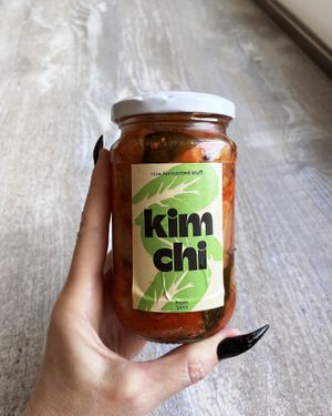 Homemade vegan kimchi from 2022 place. Can be available at place as well as can be ordered in advance. Highly recommend! at 2022_place - Pop Up in Yerevan