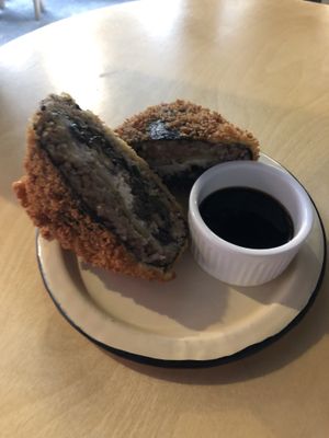 Deep fried sushi   at 2022_place - Pop Up in Yerevan