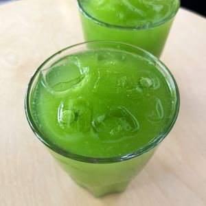 Homemade tarragon lemonade at 2022_place - Pop Up in Yerevan