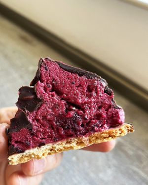 Berry marshmallow with chocolate, perfect dessert! at 2022_place - Pop Up in Yerevan