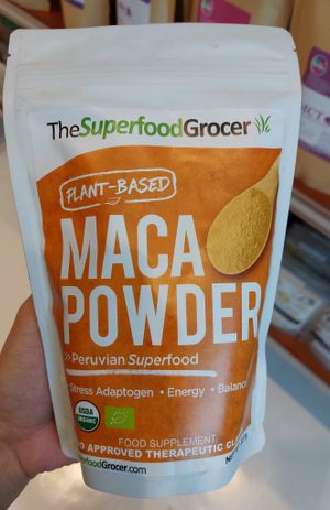 Maca Powder
http://www.thesuperfoodgrocer.com/ at The Superfood Grocer in Quezon City