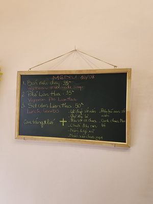 Menu with English translations. 
Photo by WaiLek at Lian Hua Vegetarian in Hanoi
