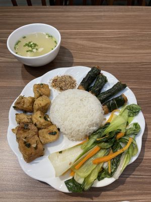   at Lian Hua Vegetarian in Hanoi