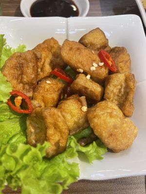 Tofu  at Lian Hua Vegetarian in Hanoi