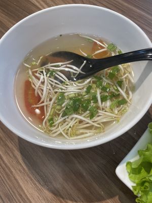 Soup  at Lian Hua Vegetarian in Hanoi