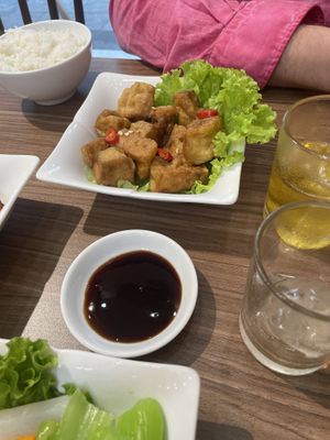 Tofu  at Lian Hua Vegetarian in Hanoi