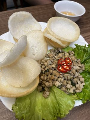 Mussels   at Lian Hua Vegetarian in Hanoi
