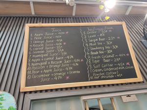 Drinks January 24 at Lian Hua Vegetarian in Hanoi