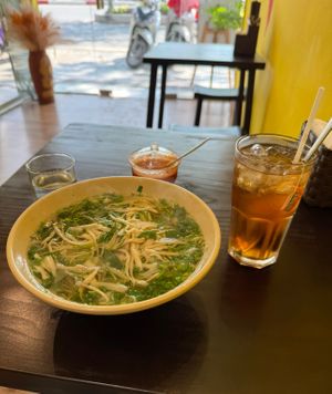   at Lian Hua Vegetarian in Hanoi