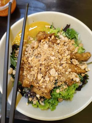   at Lian Hua Vegetarian in Hanoi