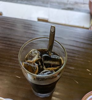 Vietnamese Coffee at Lian Hua Vegetarian in Hanoi