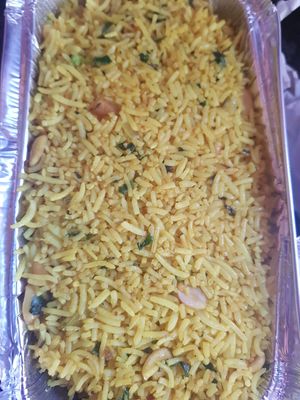 Nut pilau rice at Spice Station in South Shields