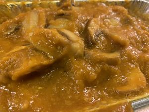 Mushroom dansak  at Spice Station in South Shields