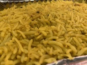 Lemon pilau  at Spice Station in South Shields