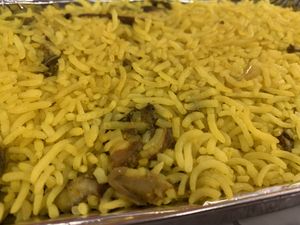 Mushroom pilau  at Spice Station in South Shields