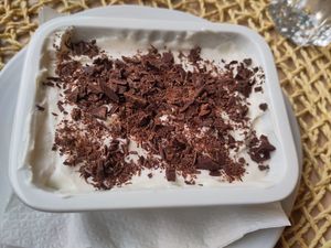 Tiramisu 😍💚 at RistoVegan at Hotel Sylva in Cattolica