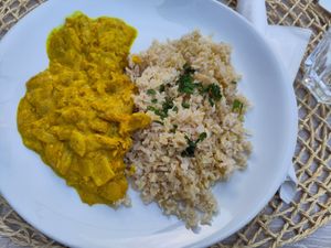 Best Curry ❤️❤️❤️❤️✌️🙏 at RistoVegan at Hotel Sylva in Cattolica