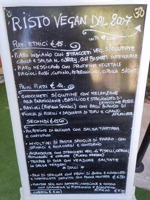 Il Menu summer 2025 at RistoVegan at Hotel Sylva in Cattolica