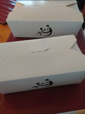 Very cute containers! at Wawin Vegan Chinese in Nottingham