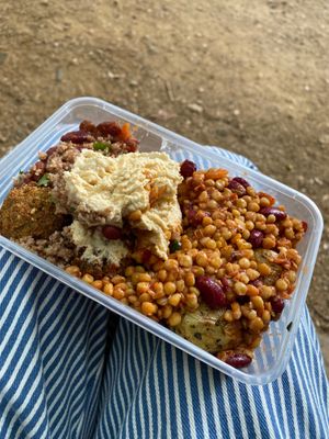 example salad box at Troy in East London