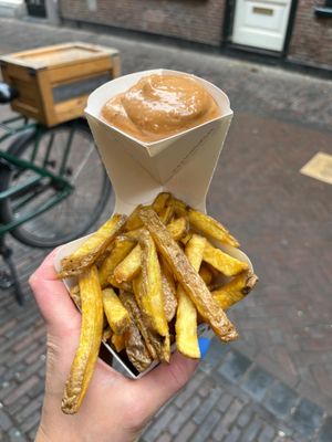   at Frietwinkel in Utrecht