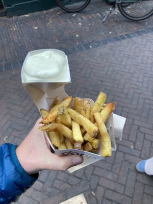   at Frietwinkel in Utrecht
