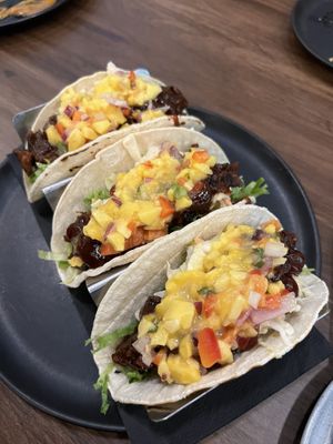 BBQ jackfruit tacos   at The Edgy Vedge in George Town