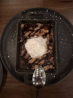 Skillet Cookie…YUM  at The Edgy Vedge in George Town