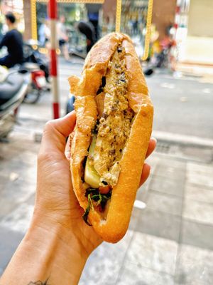   at Bánh Mì Long Hội in Hanoi