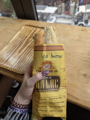 Banh mi at Bánh Mì Long Hội in Hanoi