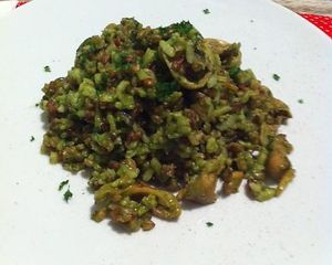 Risoto at La Rouge in Porto Alegre