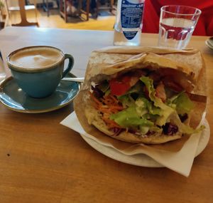 Tofu Pita at MEO's Raum für Genuss & Kreatives in Isny Im Allgaeu