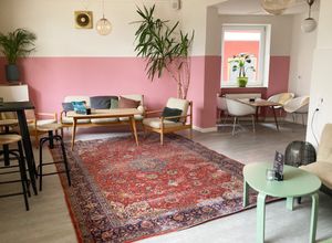 Eventraum - kann gemietet werden. Anfrage gerne per Mail an mail@meos-isny.de at MEO's Raum für Genuss & Kreatives in Isny Im Allgaeu