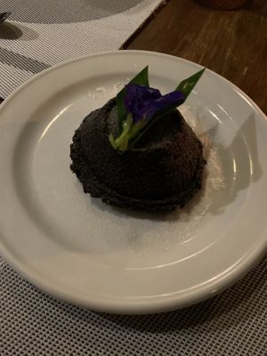 Chocolate lava cake  at Cepik Villa in Karangasem