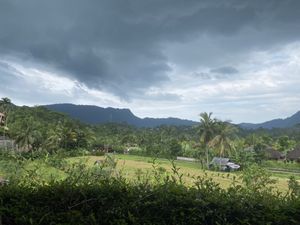 View from the restaurant   at Cepik Villa in Karangasem