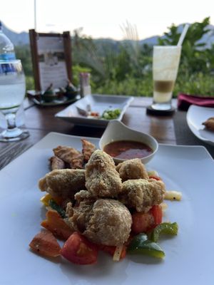 Chilli orange Tempe   at Cepik Villa in Karangasem