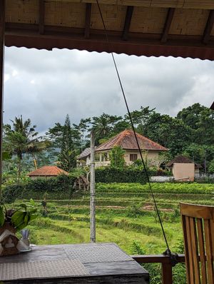 View at Sweet Warung in Sidemen