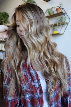 Balayage by Reavey (instragram @thecrueltyfreecolorist) at Bee Kind Studio in Manasquan