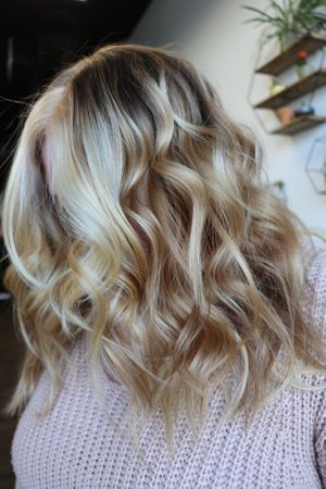 color by Frenchie (instagram @frenchiefringe) at Bee Kind Studio in Manasquan