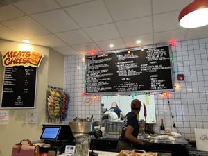 Ordering counter  at Tony & Pete's in Dayton