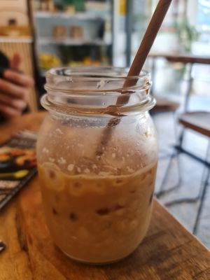 Iced coffee at PLANT SHACK - Calpe in Calpe