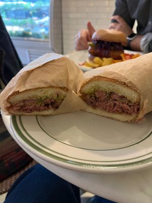 THE STEAK SANDWICH at Garden Carver in Brooklyn