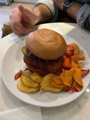 Nashville Hot Chicken at Garden Carver in Brooklyn