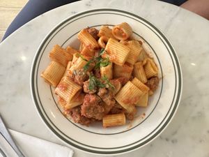 Spicy rigatoni  at Garden Carver in Brooklyn