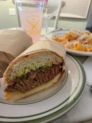 The best Steak sandwich at Garden Carver in Brooklyn