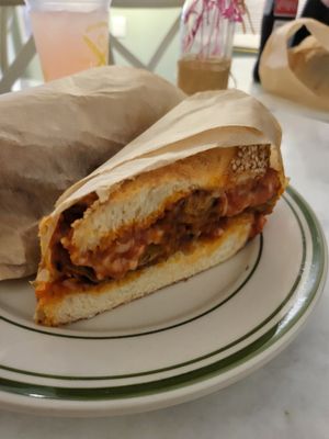 Chicken parm at Garden Carver in Brooklyn