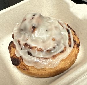 Cinnamon roll - quite sweet  at Garden Carver in Brooklyn