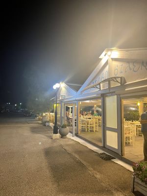 Outside Front  at Sunset Fish Tavern-Pizzeria - Ψαροταβέρνα-Πιτσαρία Ηλιοβασίλεμα in Bouka
